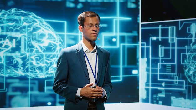 Smart AI system architecture showing automated workflow solutions for businesses