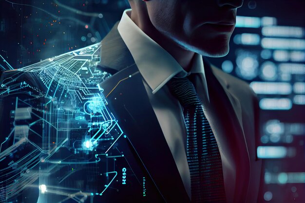 AI technology platform interface showcasing artificial intelligence solutions and innovations